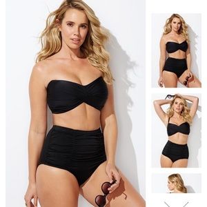 NWT! Navy Blue Swimsuits For All Bikini Set